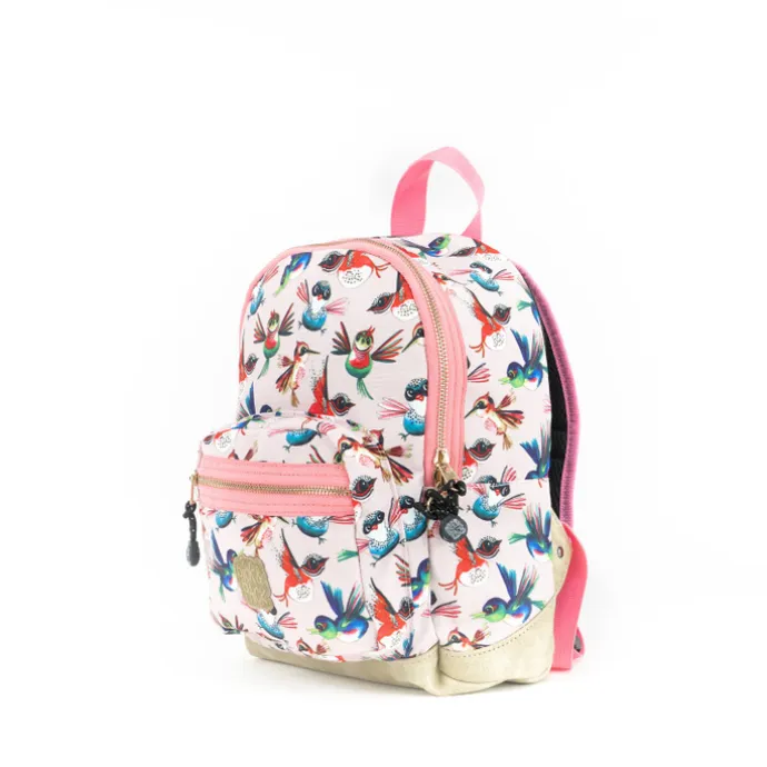 Pick & Pack Birds Backpack S soft pink