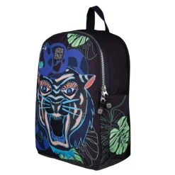 Pick & Pack Dangerous Cat AOP Backpack M carbon