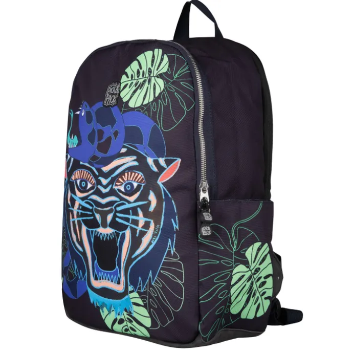 Pick & Pack Dangerous Cat AOP Backpack L carbon