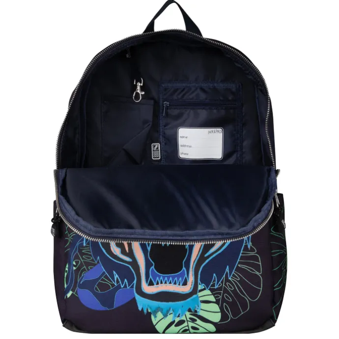 Pick & Pack Dangerous Cat AOP Backpack L carbon
