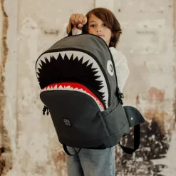 Pick & Pack Shark Shape Backpack L anthracite