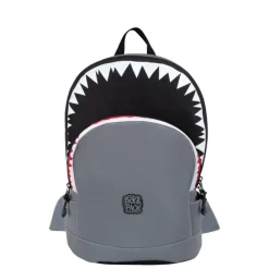 Pick & Pack Shark Shape Backpack M visible grey