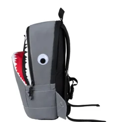 Pick & Pack Shark Shape Backpack M visible grey