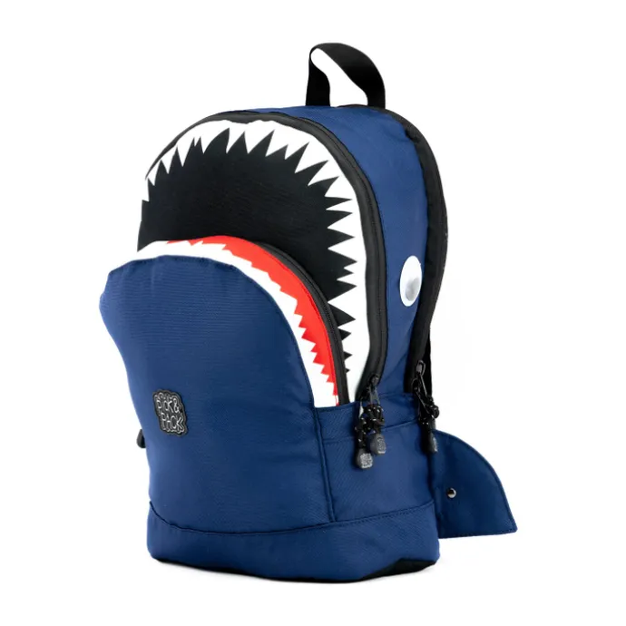 Pick & Pack Shark Shape Backpack M navy