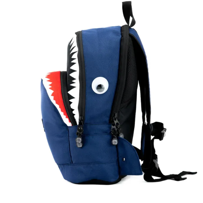 Pick & Pack Shark Shape Backpack M navy