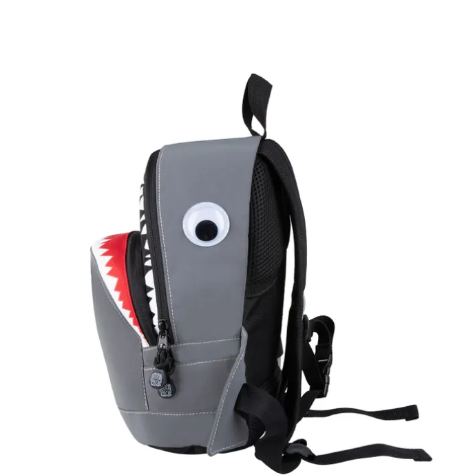 Pick & Pack Shark Shape Backpack S visible grey