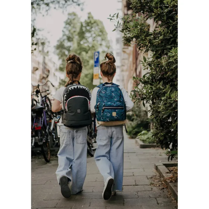 Pick & Pack Shark Shape Backpack M anthracite