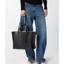 Pinko Carrie Shopper Big Pelle Botta black