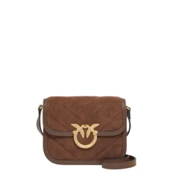 Pinko Love Box Bag Fl Mini marrone castano