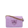 Pinko Love Click Mini Chevron purple tulip
