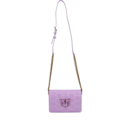 Pinko Love Click Mini Chevron purple tulip