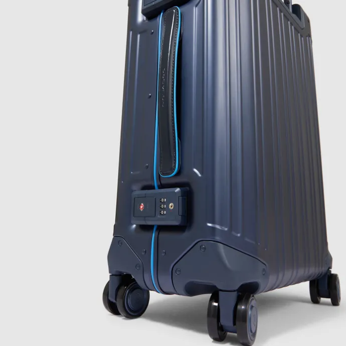 Piquadro ALU-B2 Cabin Trolley 55 blue