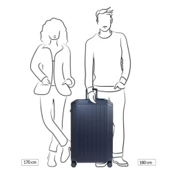 Piquadro ALU-B2 Large Trolley 79 blue