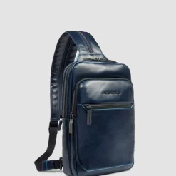 Piquadro B2 Mono Slingbag blue