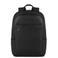 Piquadro Black Square Computer Backpack with iPad Compartment black II