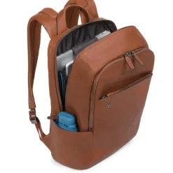 Piquadro Black Square Computer Backpack with iPad Compartment black II