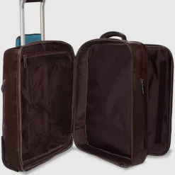 Piquadro Blue Square Cabin Trolley brown