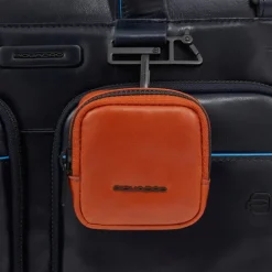 Piquadro Blue Square Computer Portfolio Briefcase 14'' black