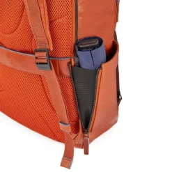 Piquadro Blue Square Computer Backpack With iPad Pro black
