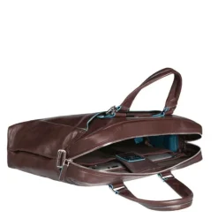 Piquadro Blue Square Computer Portfolio Briefcase 15'' black