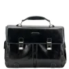 Piquadro Blue Square Computer Briefcase black