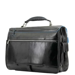 Piquadro Blue Square Computer Briefcase black