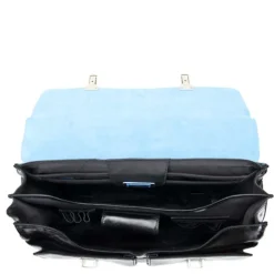 Piquadro Blue Square Computer Briefcase black