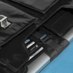 Piquadro Blue Square Computer Briefcase black