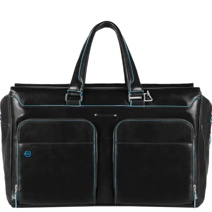 Piquadro Blue Square Duffel Bag black