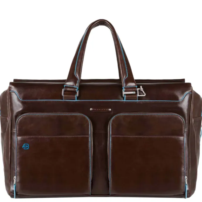 Piquadro Blue Square Duffel Bag brown