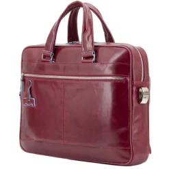 Piquadro Blue Square Organized Laptop & iPad Case red