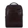 Piquadro Blue Square Revamp Laptop Backpack brown