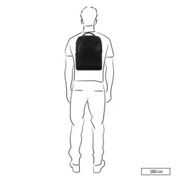 Piquadro Blue Square Revamp Laptop Backpack brown