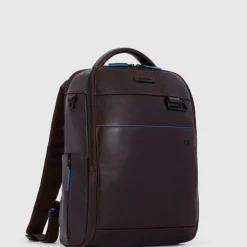 Piquadro Blue Square Revamp Laptop Backpack brown