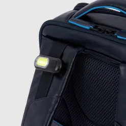 Piquadro Blue Square Revamp Laptop Backpack brown