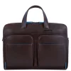 Piquadro Blue Square Revamp Laptopbag brown