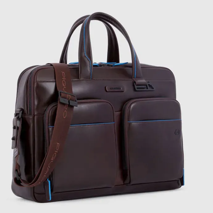 Piquadro Blue Square Revamp Laptopbag brown