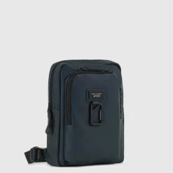 Piquadro Harper iPad Crossbody Bag blue
