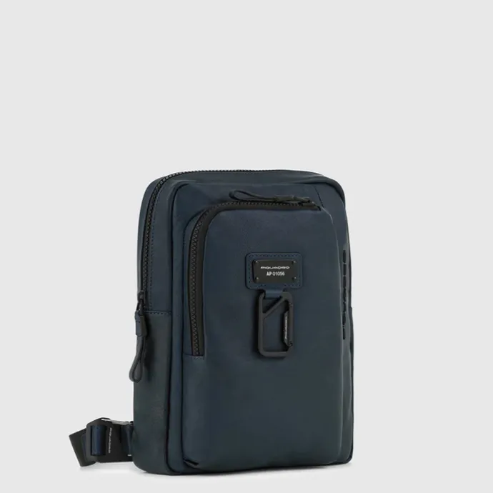 Piquadro Harper iPad Crossbody Bag blue