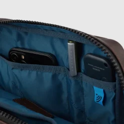 Piquadro Harper iPad Crossbody Bag blue