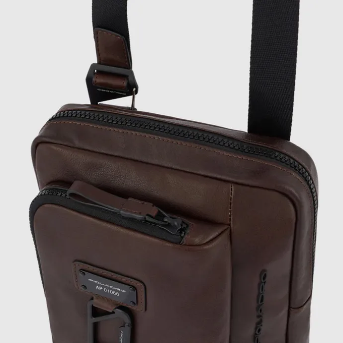 Piquadro Harper iPad Crossbody Bag blue