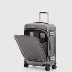 Piquadro PQ Light Frame Laptop Cabin Spinner 55 grey