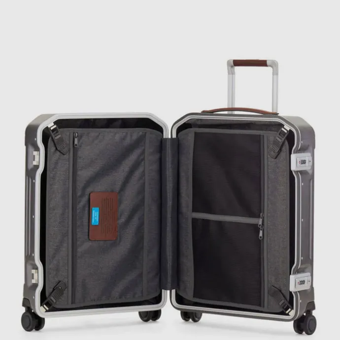 Piquadro PQ Light Frame Ultra Slim Spinner 55 grey