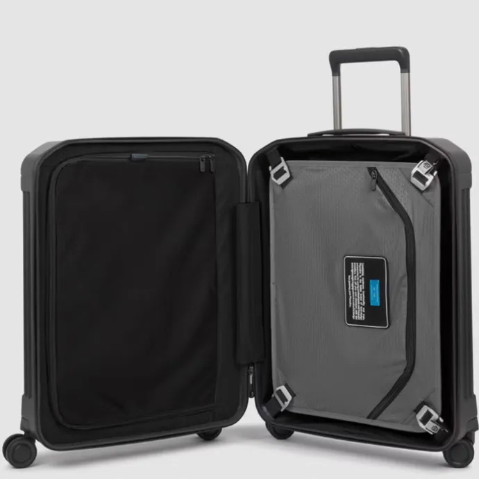 Piquadro PQ-Light Cabin Trolley 55 matt black