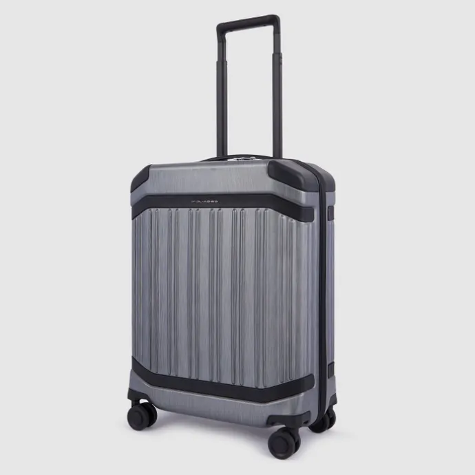 Piquadro PQ-Light Premium Slim Cabin Spinner 55 grey-black
