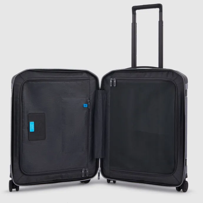 Piquadro PQ-Light Premium Slim Cabin Spinner 55 grey-black
