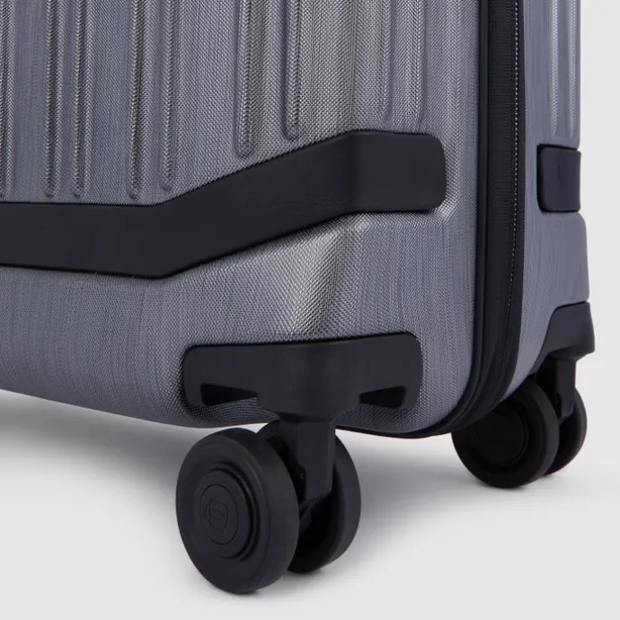 Piquadro PQ-Light Premium Slim Cabin Spinner 55 grey-black