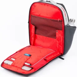 Piquadro Urban Fast-check PC Backpack with iPad Compartment grey-black