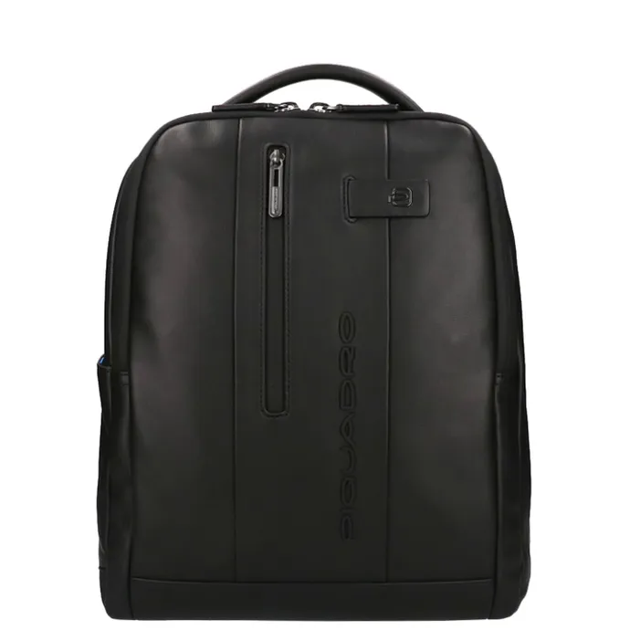 Piquadro Urban Leather Computer Backpack 14" black