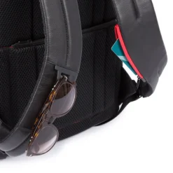 Piquadro Urban PC and iPad Backpack with Anti theft cable grey black